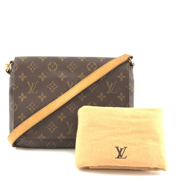 Flap Musette Tango  Monogram  Shoulder Bag - Picture 2 of 8